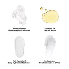 e.l.f. SKIN Wake the e.l.f. Up! Skincare Holiday Gift Kit 4ct - Imperfect Box