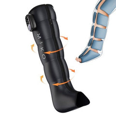 Masajeador de compresión Miko con tecnología avanzada de bolsas de aire, Aero - Caja imperfecta