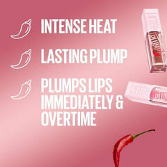 Maybelline Lifter Gloss Lifter Plump Lip Plumper Gloss with Maxi-Lip 001 Blush Blaze 0.18 fl oz - New