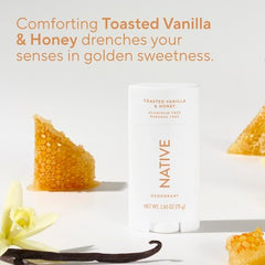 Native Limited Edition Deodorant Toasted Vanilla & Honey 2.65oz - Imperfect Container