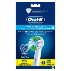 Cabezales de repuesto para cepillo Oral-B Precision Clean X-Filament - 5 unidades