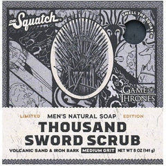 DR. SQUATCH Men's All Natural Bar Soap Thousand Sword Scrub 5oz - Imperfect Box