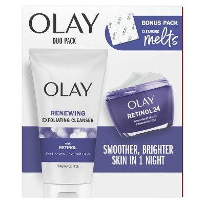 Nettoyant visage et hydratant Olay Regenerist Retinol 24 + Peptide 5 fl oz/1.7oz - Neuf