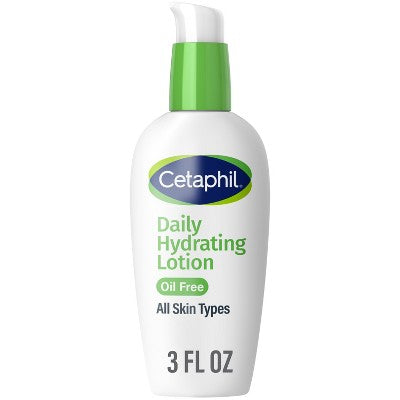 Lotion hydratante sans huile pour le visage Cetaphil à l’acide hyaluronique 3 fl oz - Boîte manquante