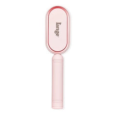 L'ange Hair Mane Pass 2-In-1 Heated Straightening Brush Blush - Imperfect Box