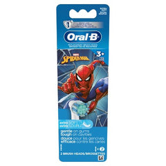 Têtes de brosse de rechange extra souples pour enfants Oral-B Marvel's Spider-Man 2 unités - Neuf