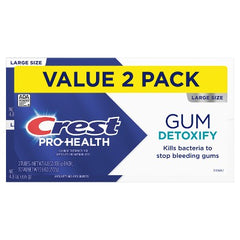 Crest Pro-Health Gum Detoxify Tiefenreinigung Zahnpasta 4.8oz/2er-Pack – Beschädigte Verpackung