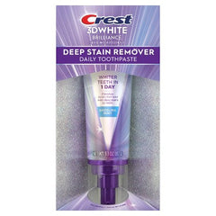 Crest 3D White Deep Stain Remover Daily Toothpaste Dazzling Mint 3.1oz - Imperfect Box