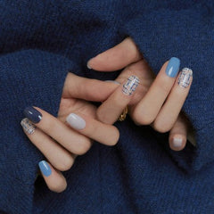Ohora Gel Nail Art Design Line Sapphire Soiree 30ct - Imperfect Box