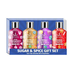 Hempz Limited Edition Moisturizing Body Lotion Gift Set Sugar & Spice 9 fl oz/4pk - New