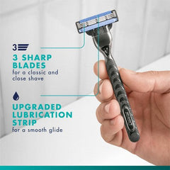 Recharges de lames de rasoir pour homme Gillette Mach3, lot de 4 - boîte manquante