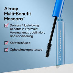 Almay Multi-Benefit Mascara Eyeliner Pack 503 Black 0.24 oz - Imperfect Box