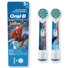 Têtes de brosse de rechange extra souples pour enfants Oral-B Marvel's Spider-Man 2 unités - Neuf