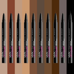 NYX Professional Makeup Lift N Snatch! Brow Tint Pen Soft Brown 0.03 fl oz - New