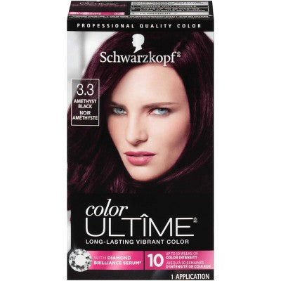 Schwarzkopf Color Ultime Permanente Haarfarbe Amethyst Schwarz - Neu