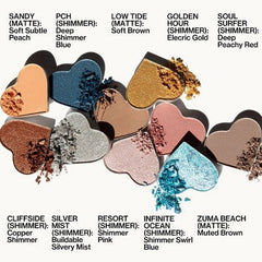 Pacifica Malibu Eye Shadows Palette 0.2oz - New