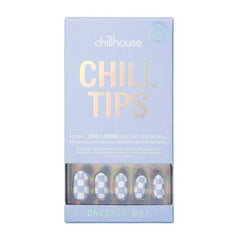 Chillhouse Chill Tips Fake Nails Design Studio Checked Out 24ct - Imperfect Box