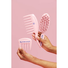 KAZMALEJE Kurlsplus Hair Comb Rose - New