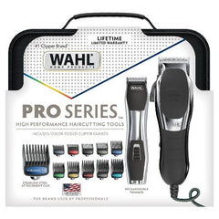 Wahl Pro Series High Performance Corded Electric Haircutting Kit with Cordless Rechargeable Beard Trimmer - New