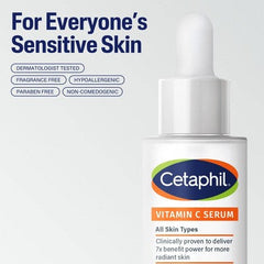 Cetaphil Brightening Vitamin C Face Serum 1fl oz - Imperfect Box