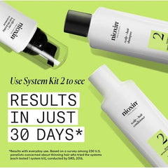 Nioxin System 2 Hair Treatment 3.3 fl oz - New