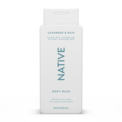 Gel douche Native Cashmere & Rain sans sulfates 18 fl oz - Contenant imparfait
