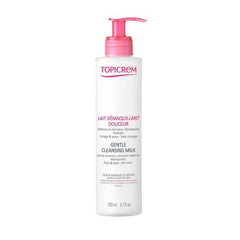 Topicrem Gentle Cleansing Milk 200ml - Paraben-Free Makeup Remover for Dry & Sensitive Skin