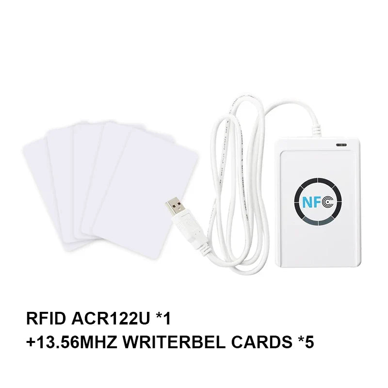 USB ACR122U Contactless Smart Card Access Card Copy Reader IC Property Elevator Decryption Copy Machine 13.56MHZ