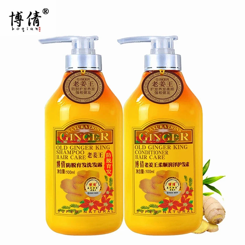 Ginger Root Nourishing Shampoo & Conditioner Set
