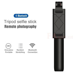 3 in 1 Wireless Bluetooth Selfie Stick Extendable Handheld Monopod Foldable Mini Tripod With Shutter Remote