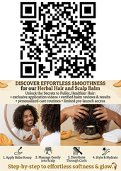 Herbal Hair and Scalp Balm: Shea & Mango Butter, Rosemary Oil HAir_and_scalp_balm_finished_qr_code H.E.A.L Hair Care