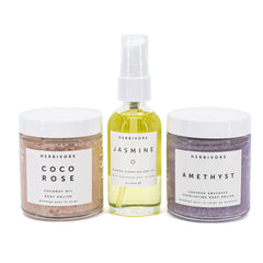 Kit de ritual corporal HERBIVORE Self Love de 3 piezas - Nuevo