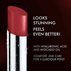 Lakme Absolute Skin Dew Satin Lipstick - 301 Rouge audacieux