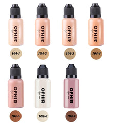 OPHIR Professional Airbrush Foundation — 3 Shade Set