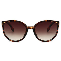 Luxury Modern Elegant Lady  Sunglasses WIth  Cat Eye Women Eyewear  Plastic Frame Clear Lens With  UV400 Protection