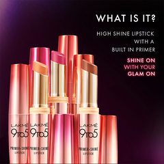 Lakme 9 To 5 Primer + Shine Lipstick - Ruby Red