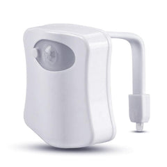 LED Toilet Night Light Motion Sensor WC Light  In 8 Colors Changeable Lamp