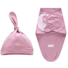 Arrullo envolvente para recién nacido, manta tipo sobre para bebé, gorro y saco de dormir para bebé, conjunto