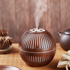 Mini USB Aroma Essential Oil Diffuser Ultrasonic Air Humidifier Mist Maker Aroma  7 Color LED Light Home Office