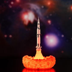 Neue 3D-Druck Space Shuttle Lampe Nachtlicht Für Weltraum-Fans Mondlampe Raketenlampe Als Raumdekoration