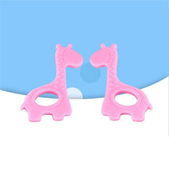 New  Cute Giraffe Appease Teether Toy Teething Chew Toddler Silicone  Natural Organic Food Perfect For Baby Boys and Girls