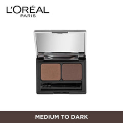L'Oreal Paris Kit Brow Artist Genius de medio a oscuro