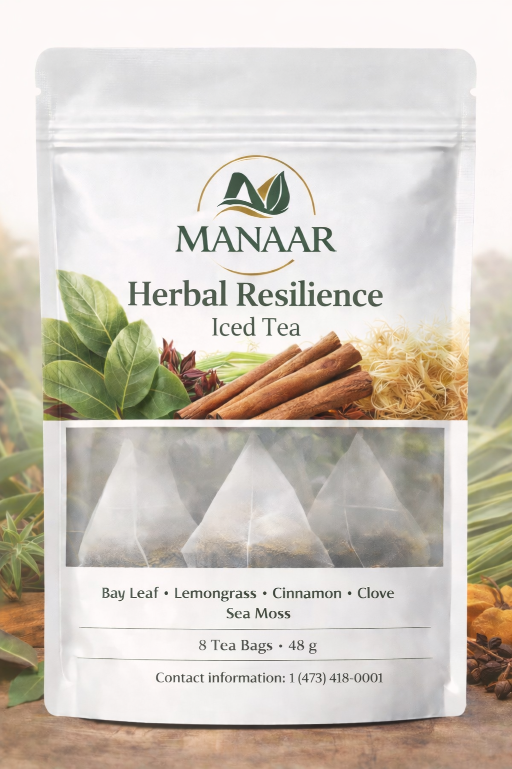 🌿 Herbal Resilience Iced Tea