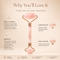 Rose Quartz Facial Roller