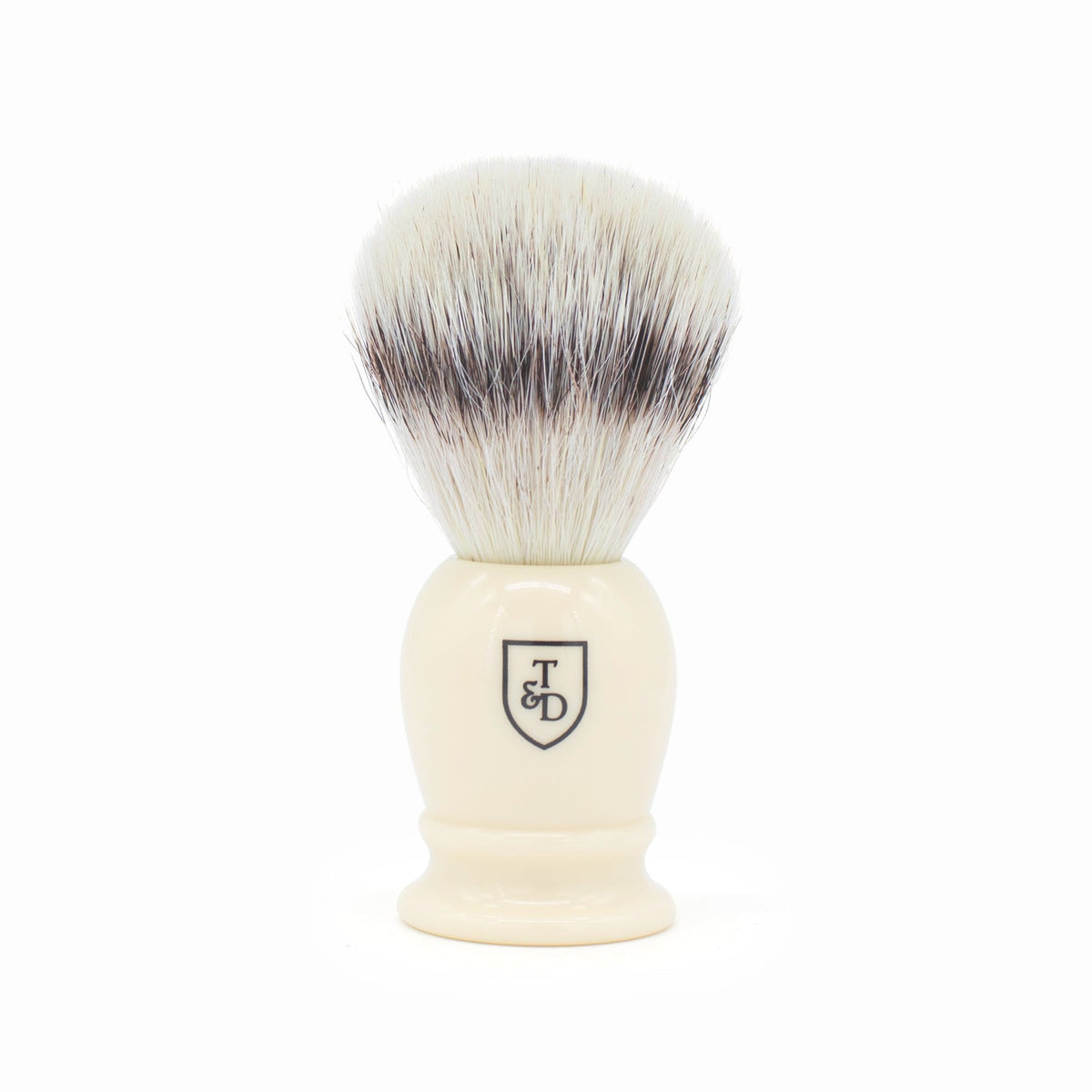 Triumph & Disaster Blaireau de rasage en fibres synthétiques Silvertip IVORY - Neuf