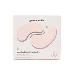 Grace & Stella Feuchtigkeitsspendende Pinkfarbene Augenmasken 48 Paar – Neu