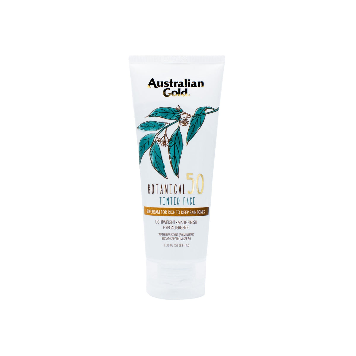 Australian Gold Botanical Tinted Face RICH to DEEP SPF50 3oz - Neu