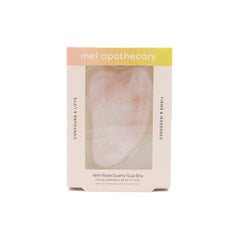 Mei Apothecary Mini-Rosenquarz-Gua-Sha-Werkzeug – Neu