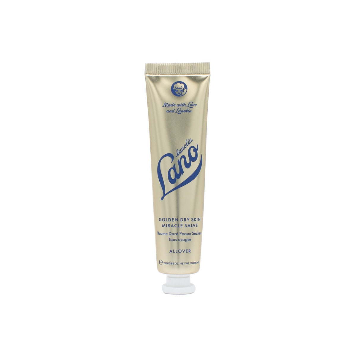 Lanolips Golden Baume pour peau sèche Lotion 0.88oz - Neuf