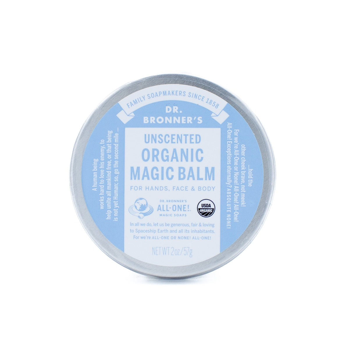 Dr. Bronner's Unscented Organic Magic Balm 57g - Neu
